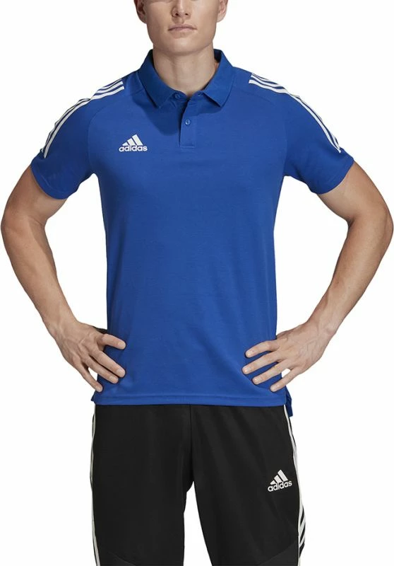 Maicë Polo për Meshkuj adidas, e bardhë dhe blu [Madhësia: S]