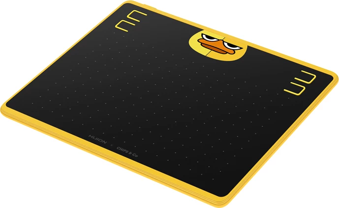 Tablet grafik Huion HS64 SE, 160x102 mm, 8192 nivele presioni, i verdhë