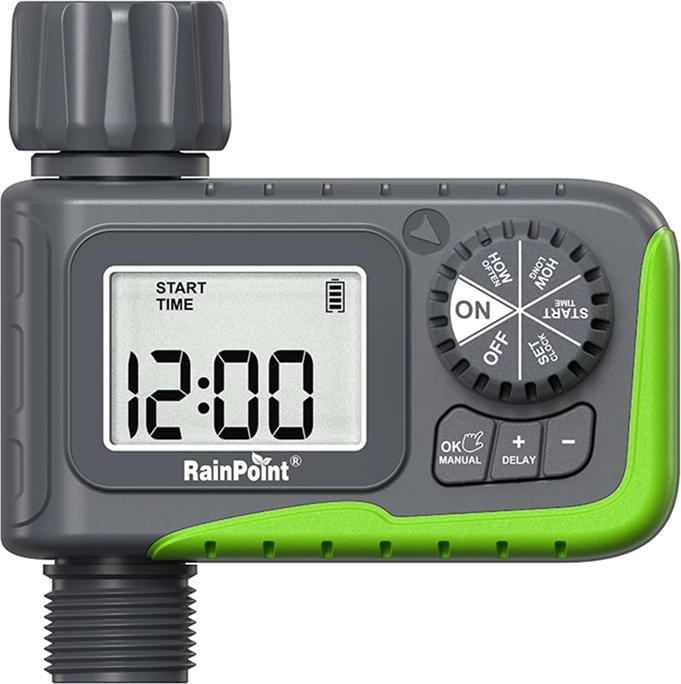 Kontrollues ujitje RainPoint ITV105, 1-zonë, LCD, IP65, Gri