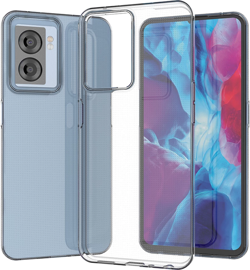 Mbështjellës Hurtel Ultra Clear 0.5mm për Oppo A57 5G/A57/A77 5G/A77/K10 5G, Realme V23 5G/Narzo 50 5G/Q5i 5G, Transparent