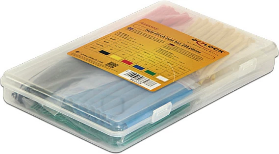 Set tuba termokurrës DeLOCK 86278, PVC, 50 copë, shumëngjyrëshe