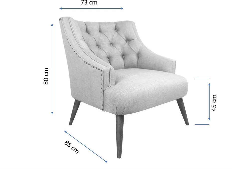 Karrige wing Atelier del Sofa, Lamont, ngjyrë e kuqe qeramike