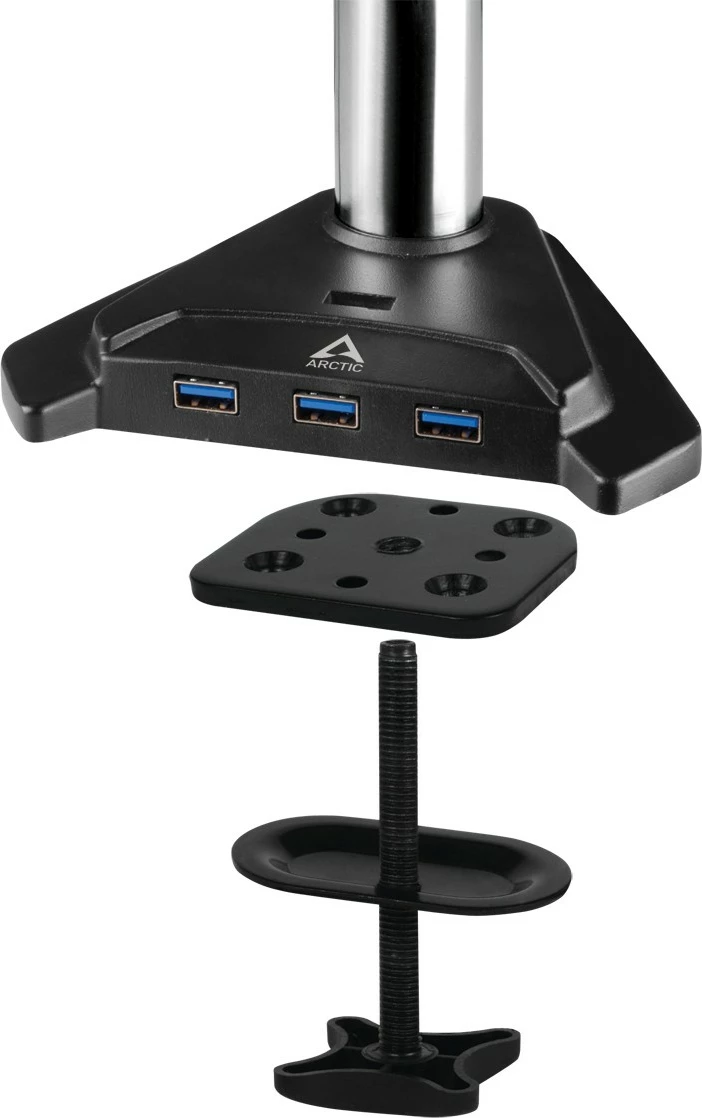 Krah monitori ARCTIC Z2 Pro, Gen 3, USB 3.0 Hub, 15 kg, 34", i zi