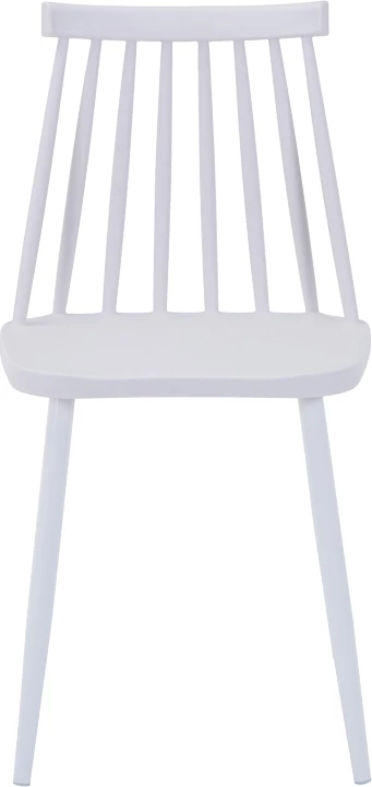 Karrige Aurora I pp ngjyrë e bardhë, këmbë metalike të bardha, 43x48x79cm