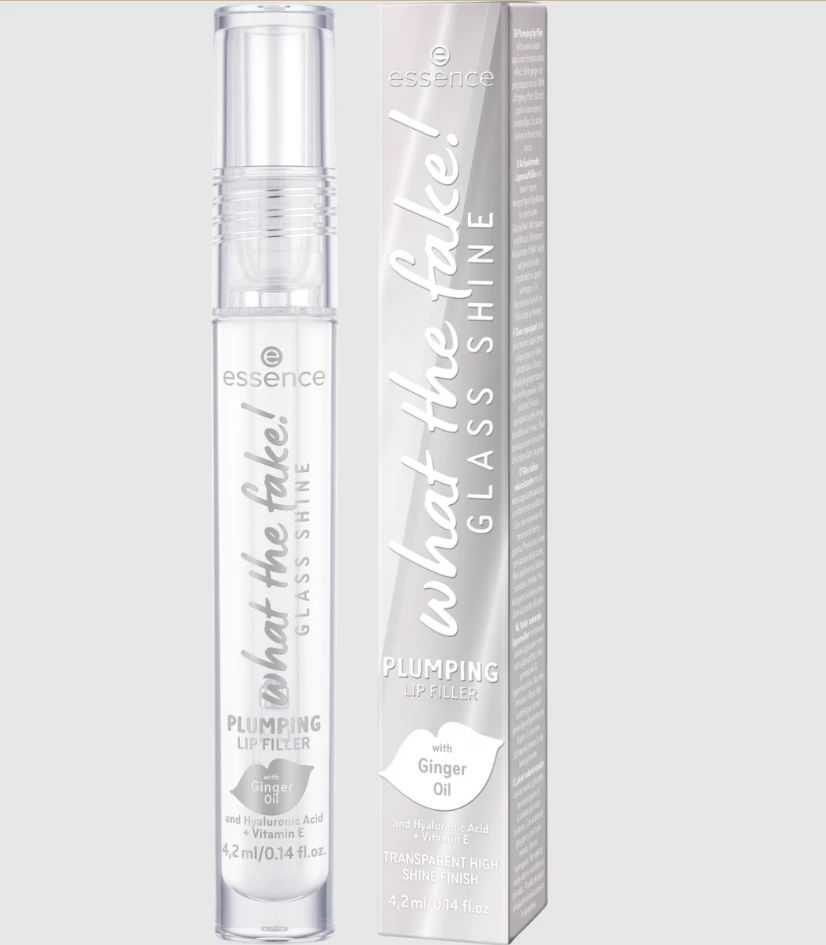 Shkëlqyes për buzë Essence What The Fake! Glass Shine Plumping Lip Filler 01 Oh So Glassy, ??4.2 ml