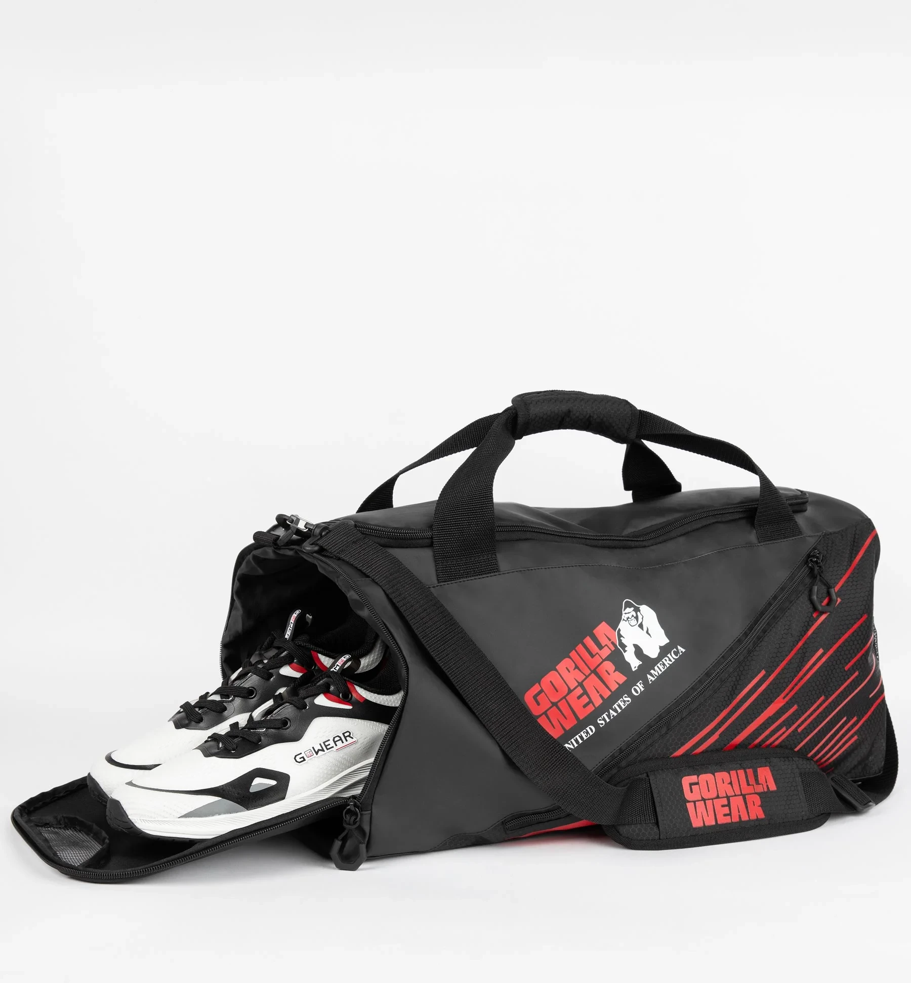 Ohio Gym Bag - Black/Red
