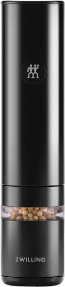 Mulli elektrik për piper dhe kripë Zwilling, i zi