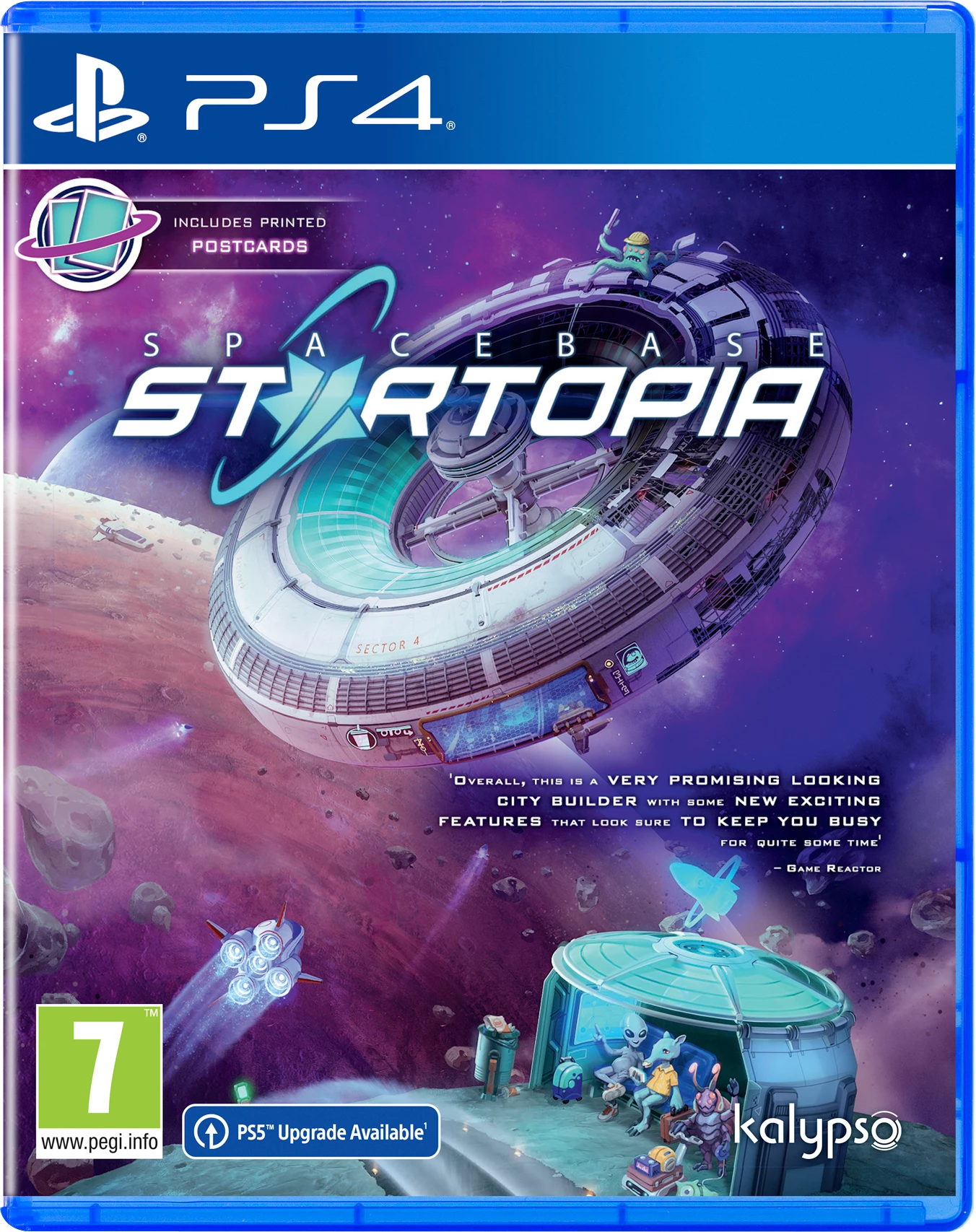 Lojë PS4 Kalypso Media Spacebase Startopia, PEGI 7