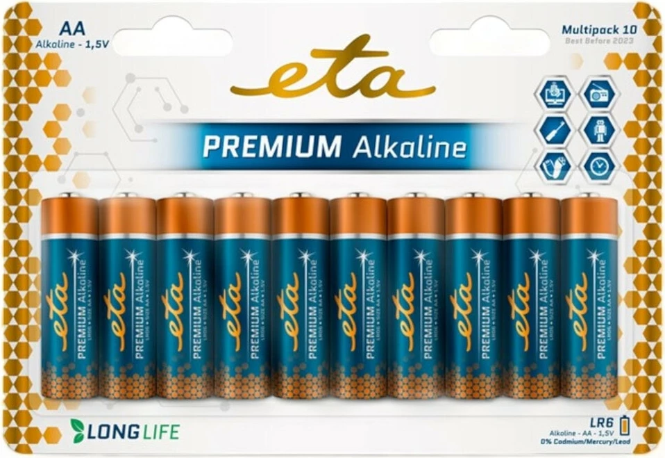 Bateri Eta Premium Alkaline AA