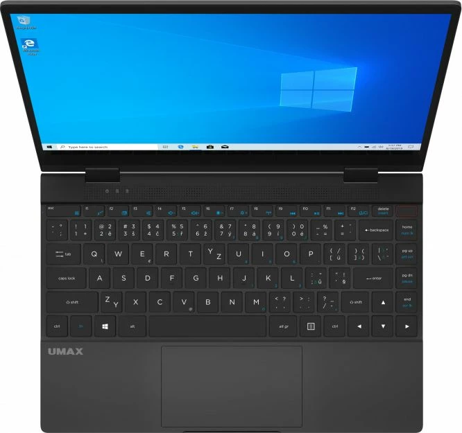 Laptop Umax VisionBook 13Wr Flex UMM220V30 13.3\" Touch 2n1 Intel Celeron N4020 4GB RAM 128GB SSD Windows 10 Pro, Gri