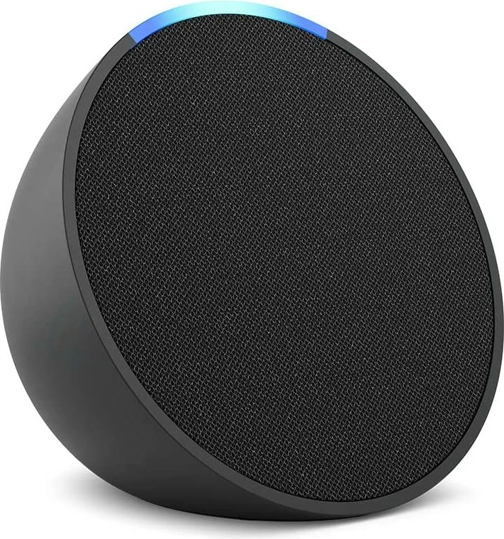 Altoparlant Amazon Echo Pop, Alexa, rrumbullakët, 4.95 cm, anthracite
