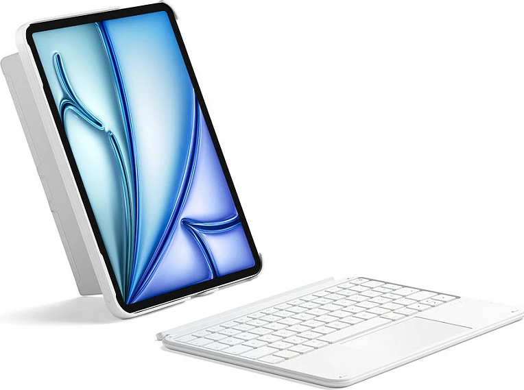 Tastierë Bluetooth Inateck KB04122 me touchpad, QWERTZ, për iPad Air 11" (2024/2025), e bardhë