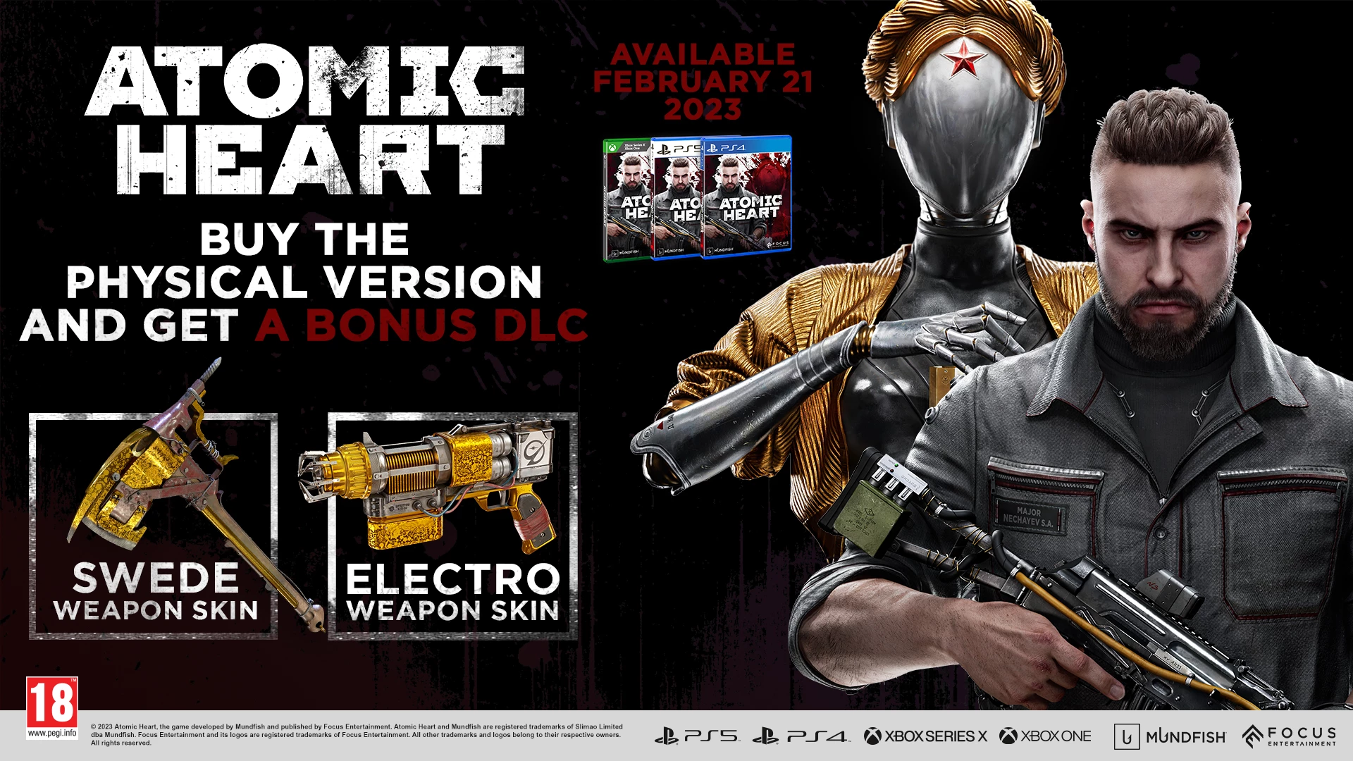 Lojë Xbox Focus Home Interactive Atomic Heart (Xbox Series X & Xbox One)