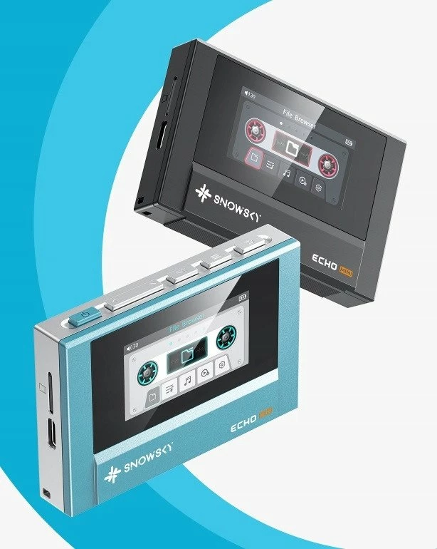 Player muzikor portativ Hi-Res FiiO SNOWSKY ECHO MINI 8GB, ekran 1.99\", Bluetooth 5.3, i zi