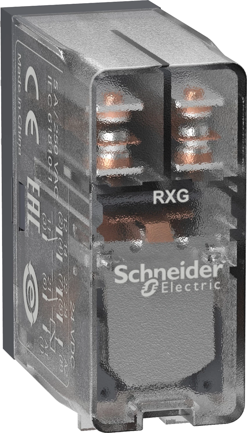 Rele Schneider RXG25BD 24V DC 2CO 5A