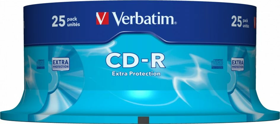 Disk CD-R Verbatim 43432 700MB 52x 25 copë (spindle)