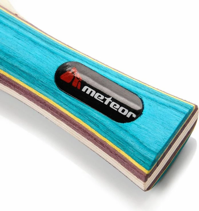 Raketë për tenis tavoline Meteor Zephyr, për meshkuj dhe femra, e kuqe [Madhësia: Standarde]