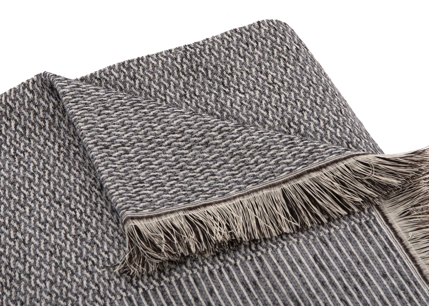 Mbulesë divani me franja DREAMTOPIA FH12162.06 ngjyrë gri 245X170cm