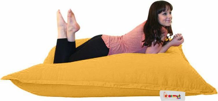 Qese për ulje për kopsht, ngjyrë e verdhë, 100x100cm