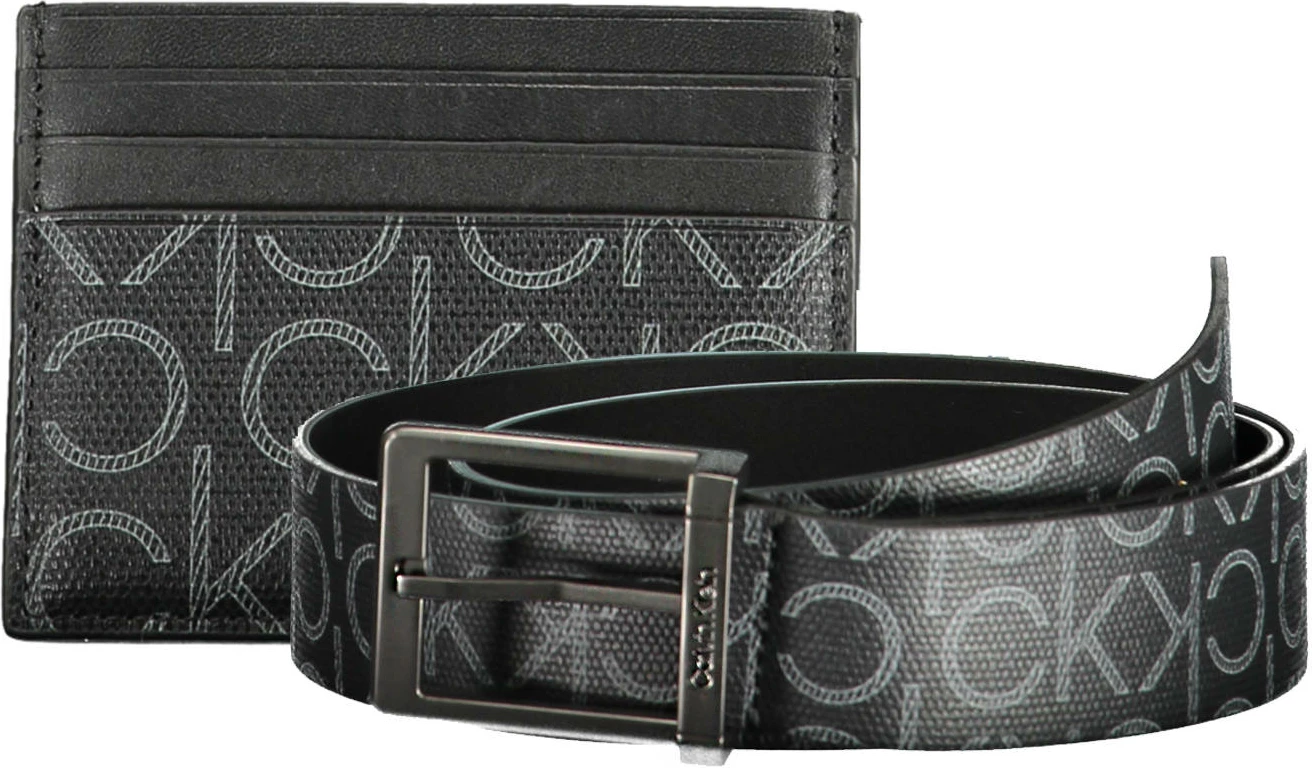 Set portofol + rrip Calvin Klein meshkuj, i zi