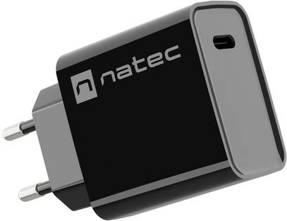 Adapter energjie Natec Ribera NUC-2060, 1x USB-C, 20W, i zi