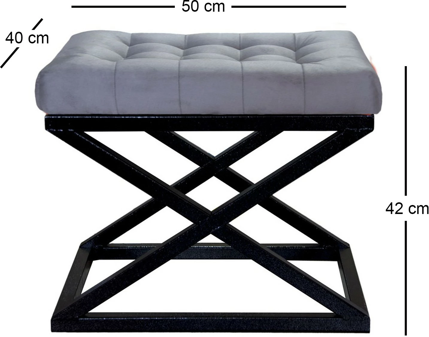 Puf Atelier del Sofa, Capraz, e zezë-gri