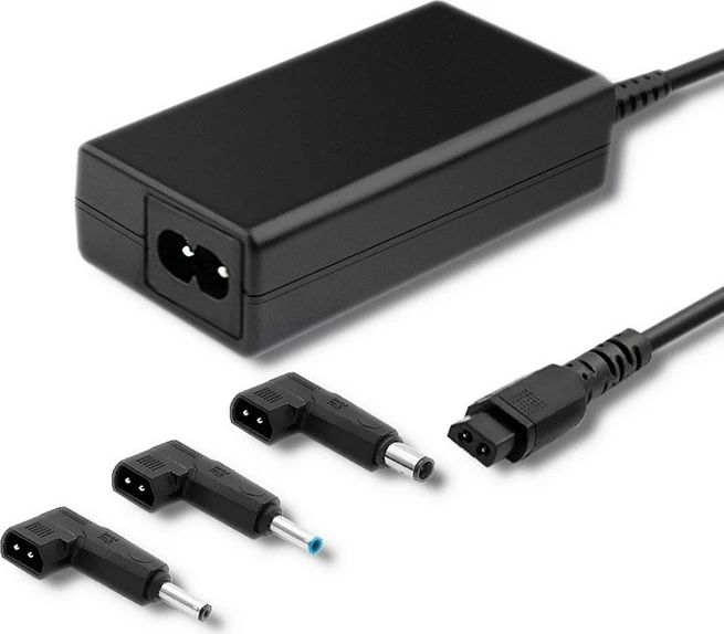 Furnizues energjie Qoltec për HP, 65W, 3 konektorë, me kabllo rryme