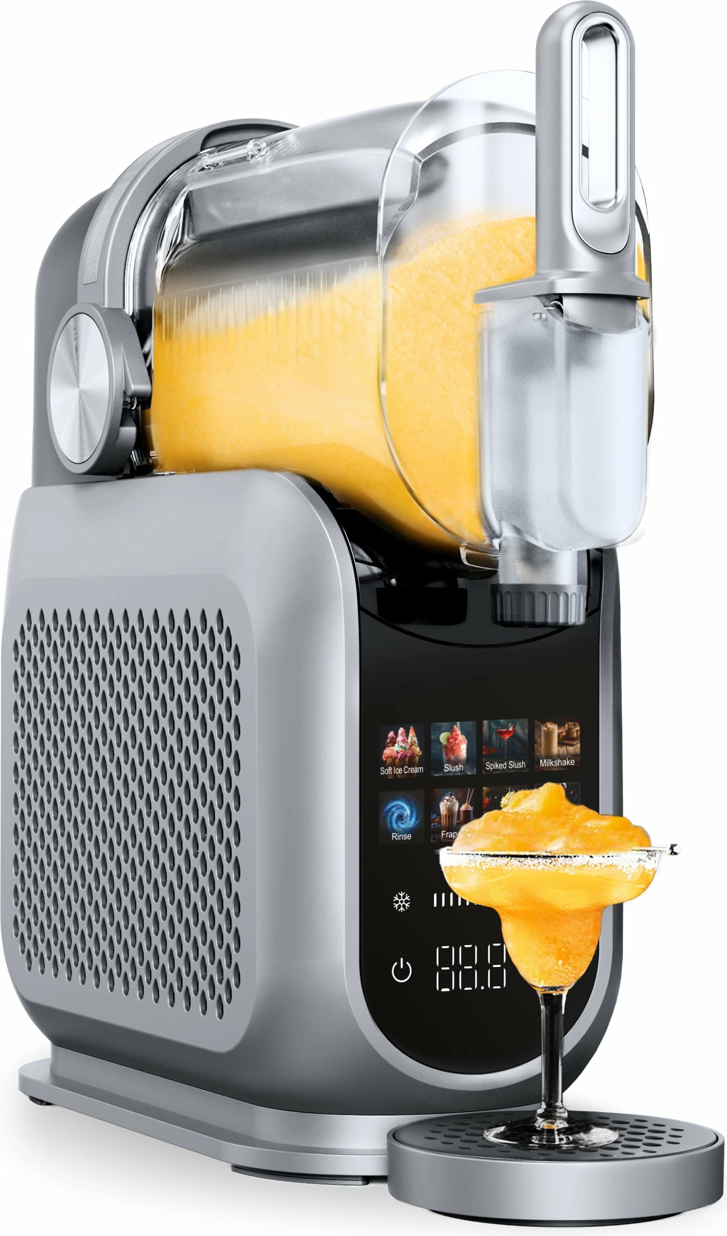 Makinë për slushie dhe akullore 4Swiss SM026 SlushieMaster 1.8 L 220 W, gri