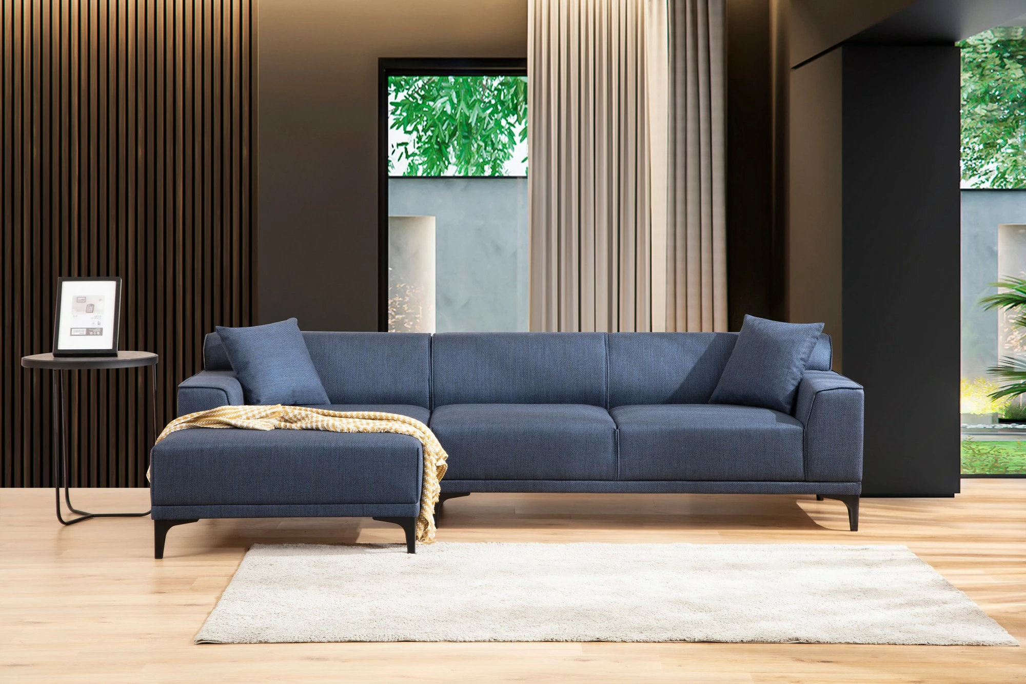Këndare Petra L, ngjyrë kaltër, Atelier del Sofa