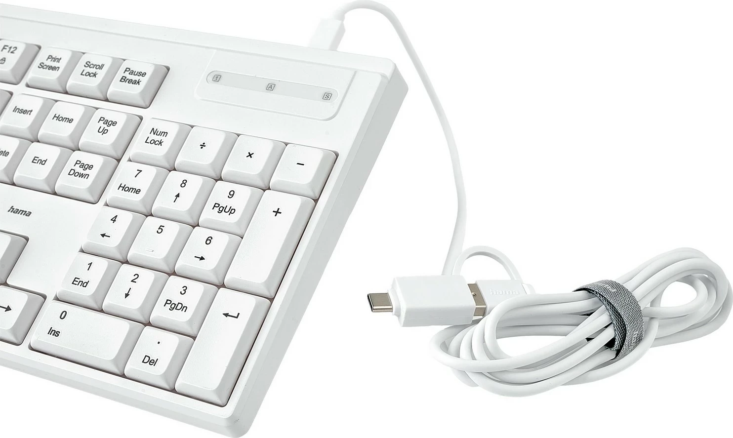 Tastierë Hama CK-200, USB, e bardhë