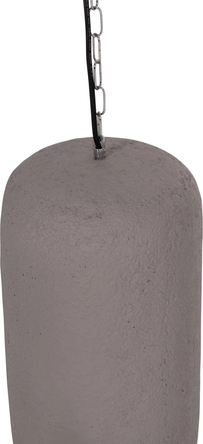 Llambë tavani varëse LOGKY, fibër-cement, ngjyrë gri, Φ24x47Hcm