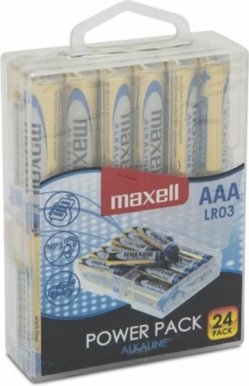 Bateri alkaline Maxell LR03 Value Box 24 copë