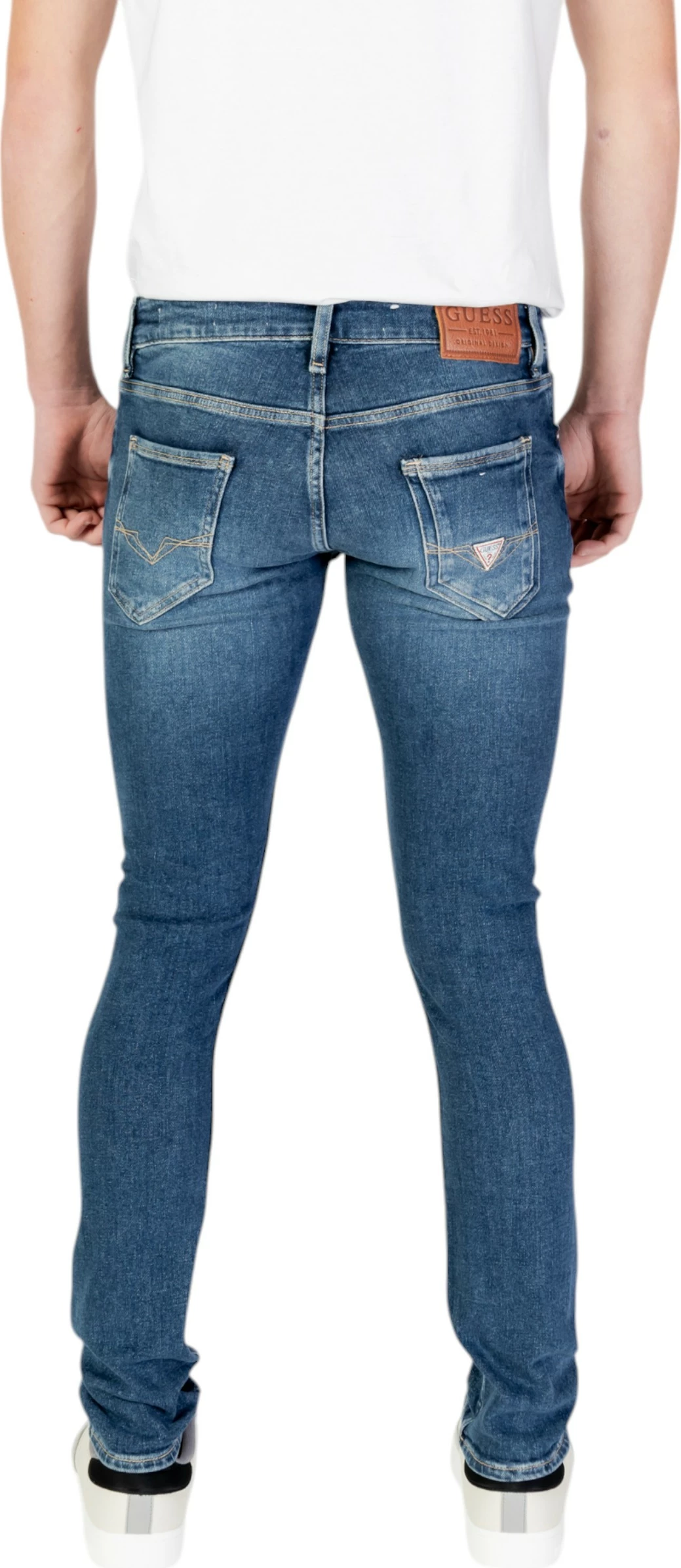 Xhinse skinny për meshkuj Guess Miami M2YAN1 D4Q42, denim i errët [Madhësia: W33 L32]