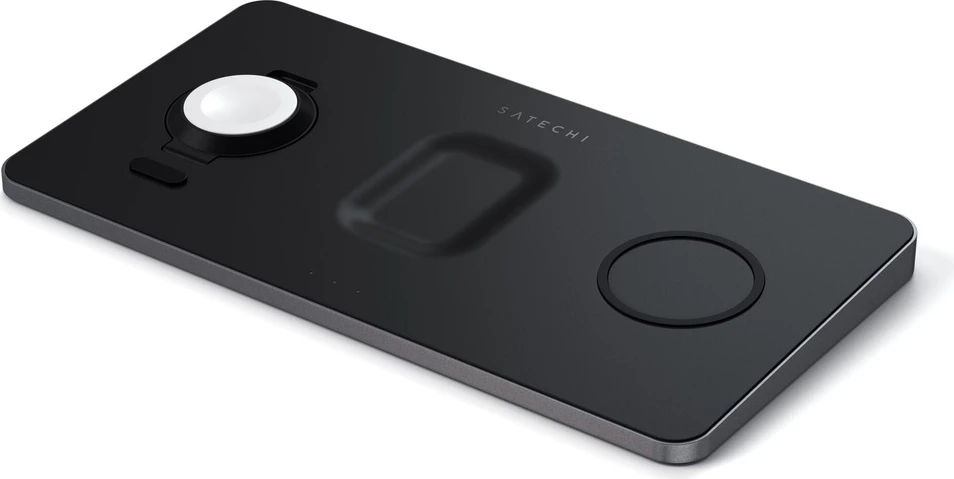 Satechi Trio Wireless Charging Pad (Apple Watch, Airpods, iPhone) - Black