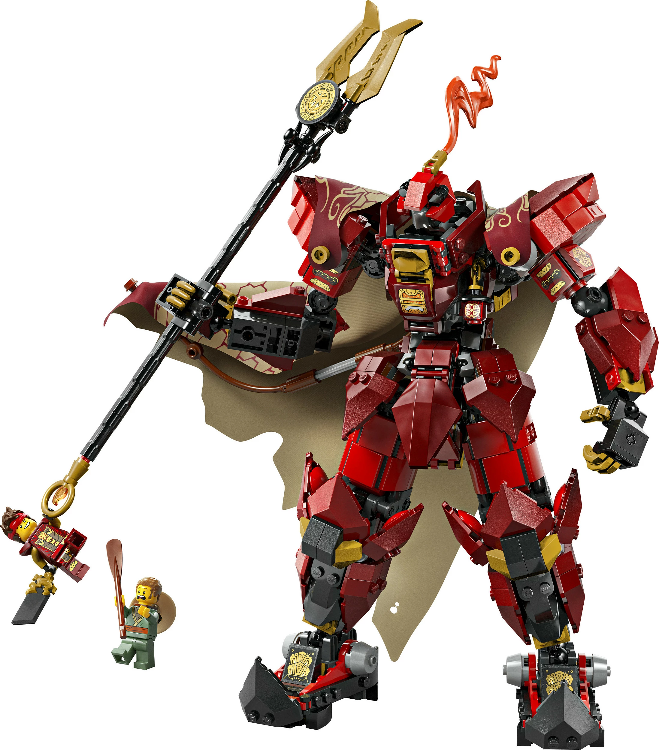 Set ndërtimi LEGO NINJAGO The Fire Knight Mech 71846, 996 copë, 14+, shumëngjyrësh