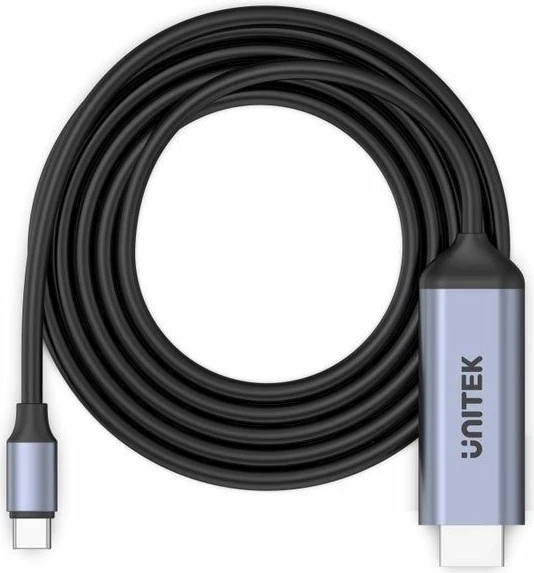 Kabllo USB-C në HDMI Unitek, 1.8m