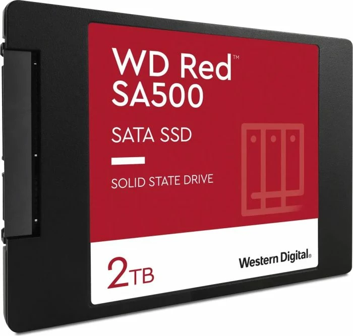 Disk SSD SanDisk WD Red SA500 WDS200T2R0A 2TB 2.5\" SATA III 6Gb/s, i kuq