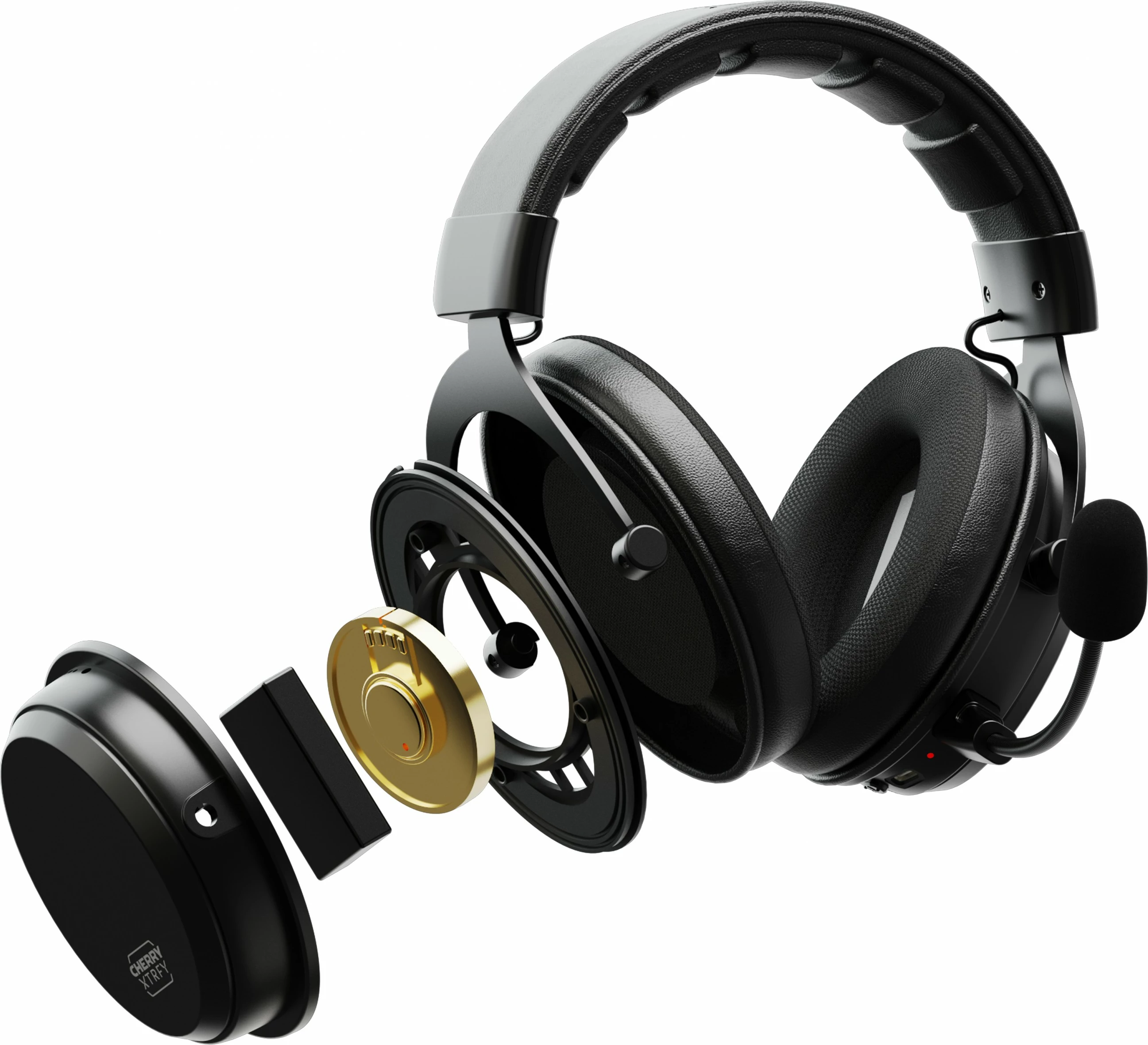 Kufje gaming wireless Cherry XTRFY H3, 20 - 20000 Hz, e zezë