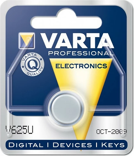 Bateri buton VARTA V625U, alkaline 1.5V, 200mAh, 1 copë, argjendtë