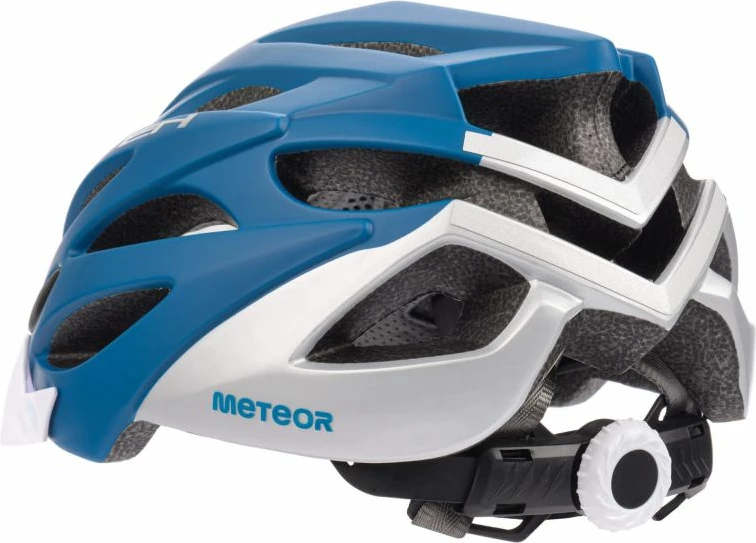 Helmetë biçiklete Meteor Marven 24781, kaltër/gri [Madhësia: Standarde]