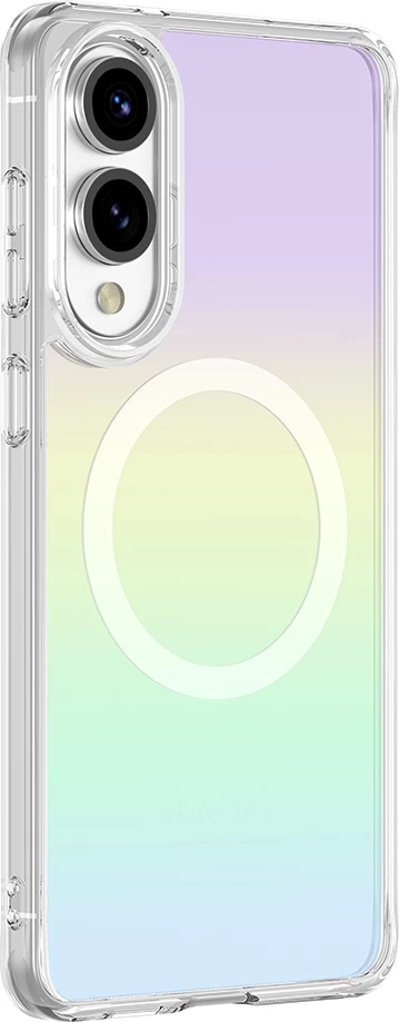 Mbështjellës AmazingThing Minimal Mag me unazë magnetike për Samsung Galaxy S25 Edge, Opalescent