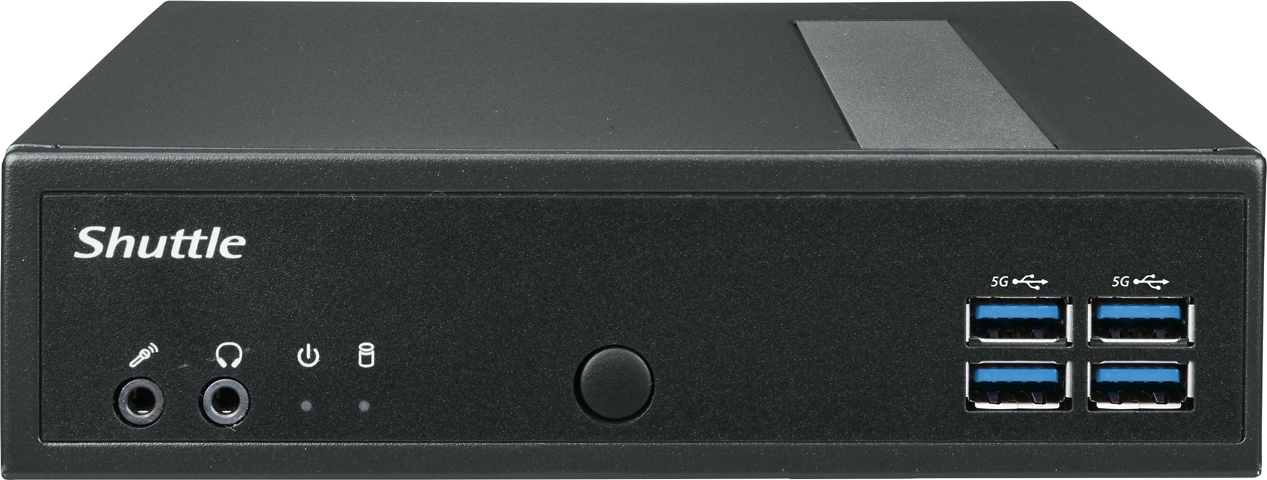 Mini PC Barebone Shuttle DL40N, Intel N150, 1.35L, pasiv, 2x LAN, DisplayPort, VESA, i zi
