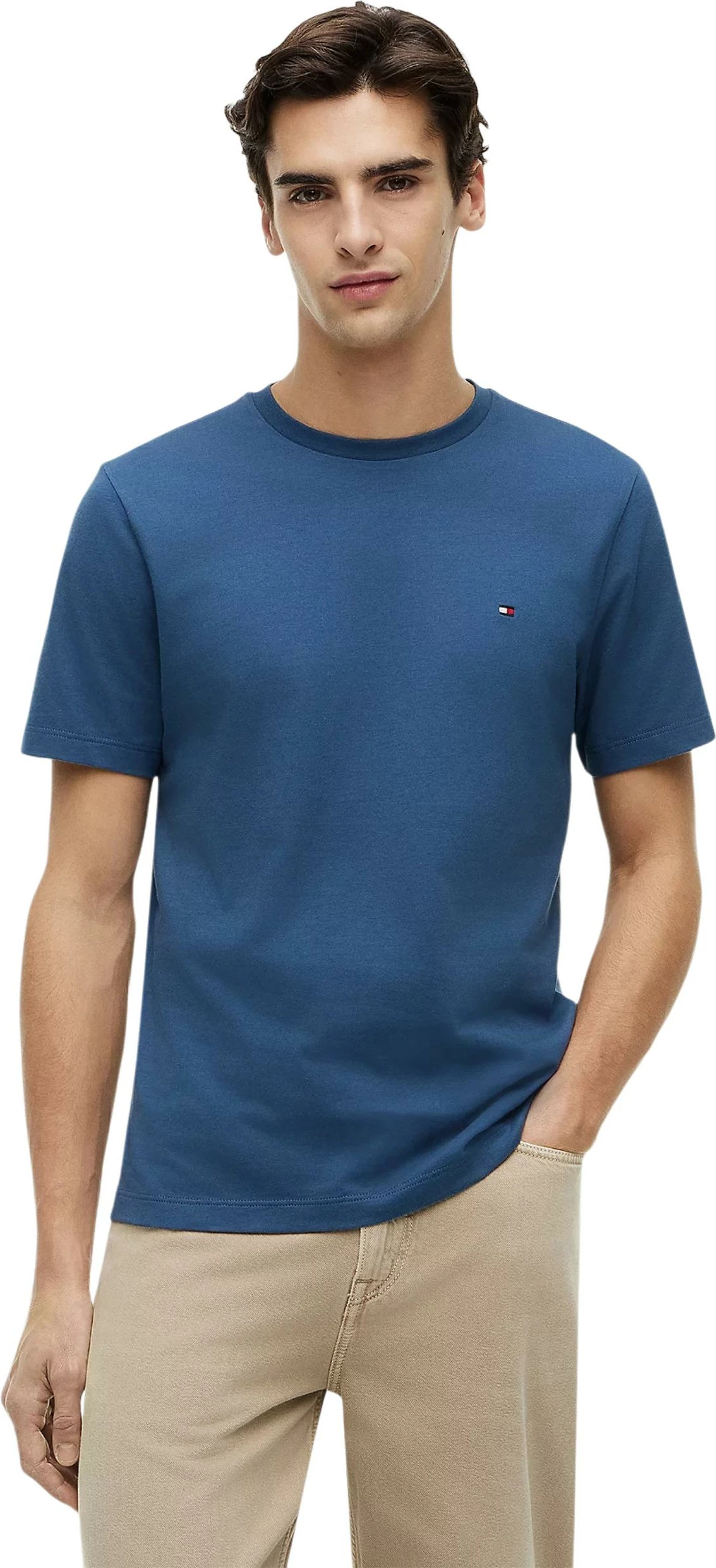 Maicë për meshkuj Tommy Hilfiger ESS Seasonal Reg Fit MW0MW39995, blu e çelët