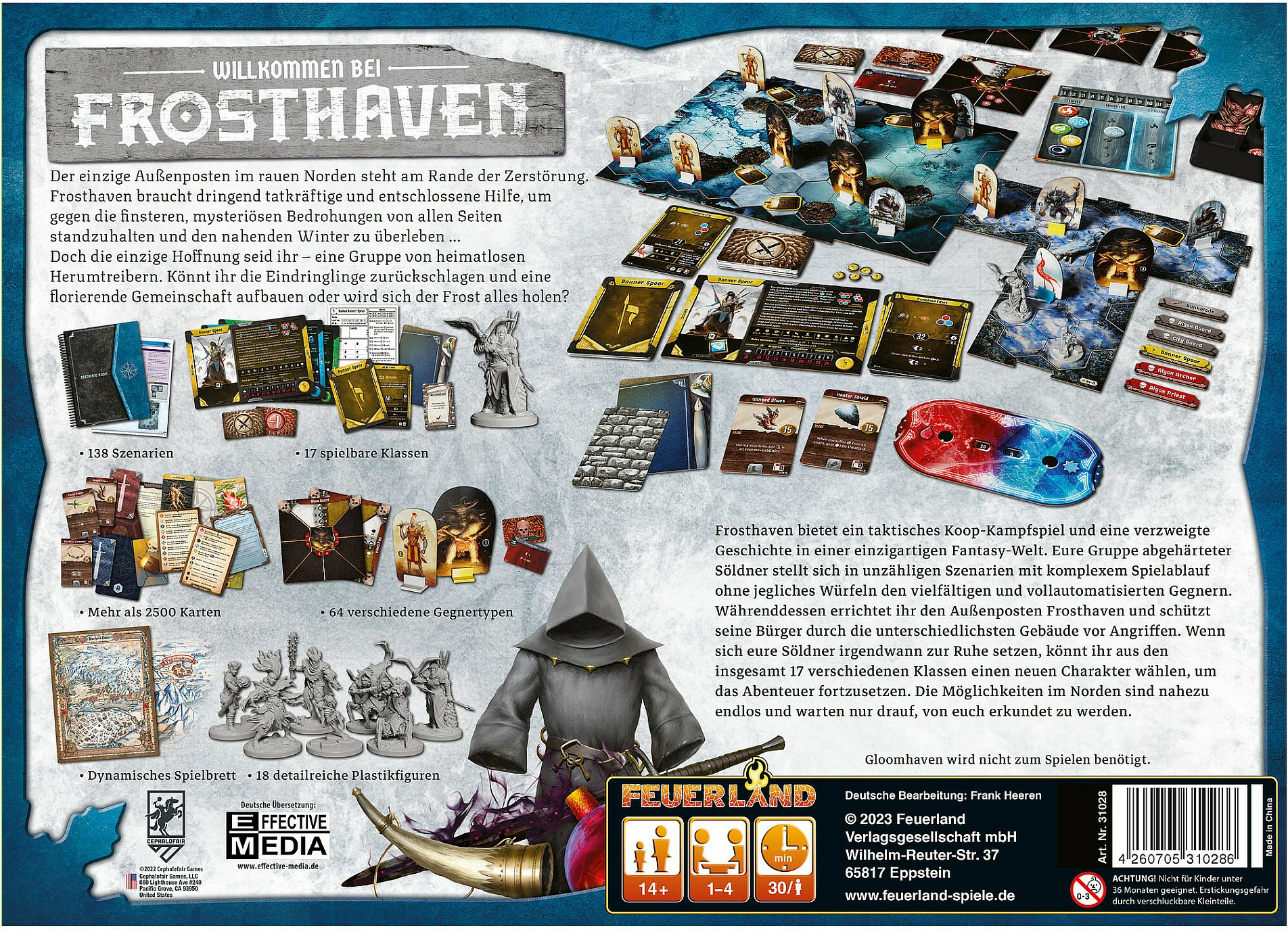 Lojë tavoline Pegasus Spiele Frosthaven, strategji, 1-4 lojtarë, 30 min, 14+