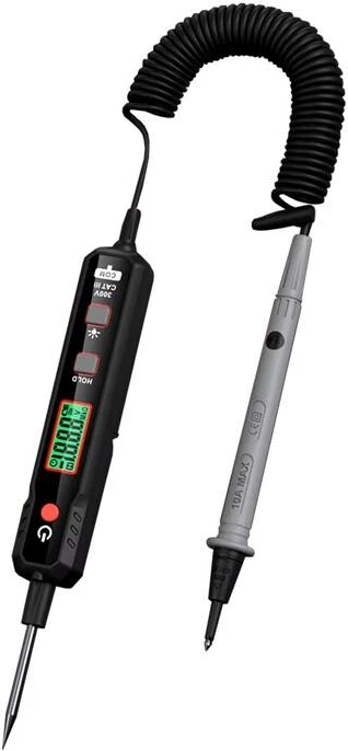 Multimetër dixhital Habotest HT86B, me ekran LCD, i zi