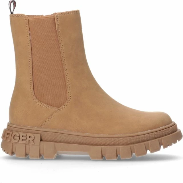 Çizme për femra Tommy Hilfiger, ngjyrë kafe