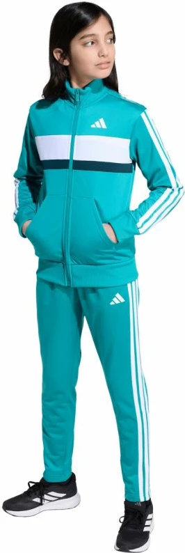 Trenerka për fëmijë adidas, kaltër-gjelbër