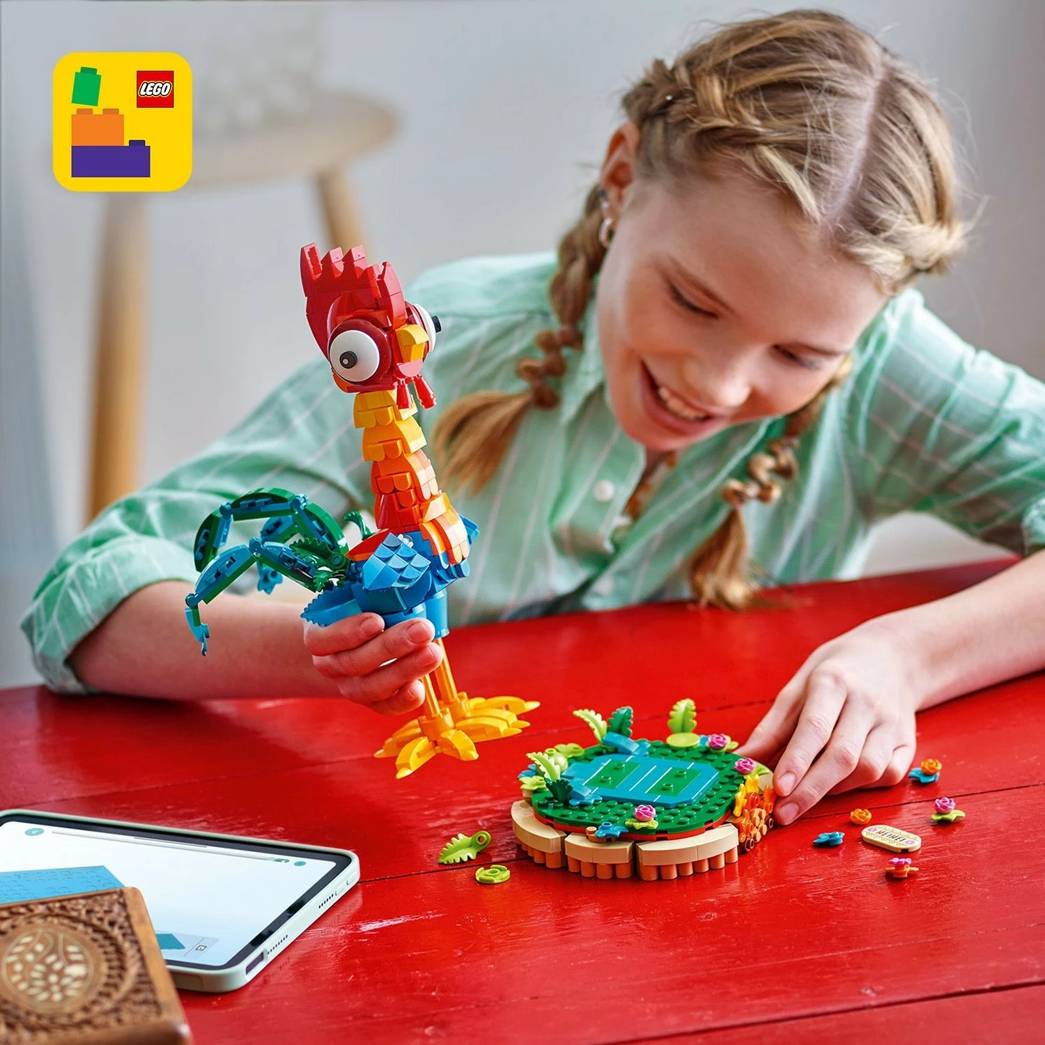 Set ndërtimi LEGO Heihei, 566 pjesë, plastikë, shumëngjyrësh