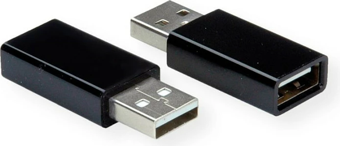 Bllokues porte USB-A ROLINE 11028332, vetëm karikim (bllokon të dhënat), i zi