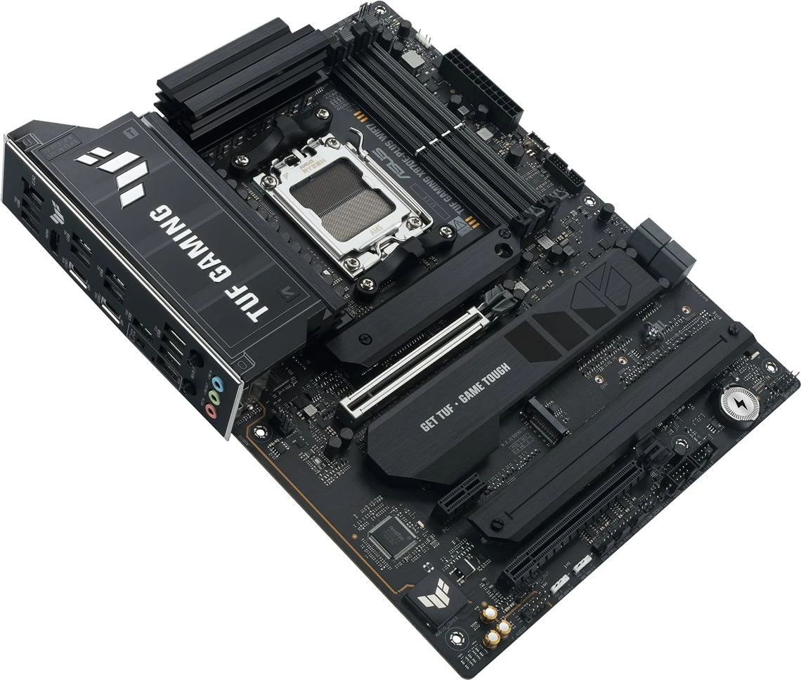 Pllakë amë ASUS TUF GAMING X870E-PLUS WIFI7, Socket AM5, ATX, Gri